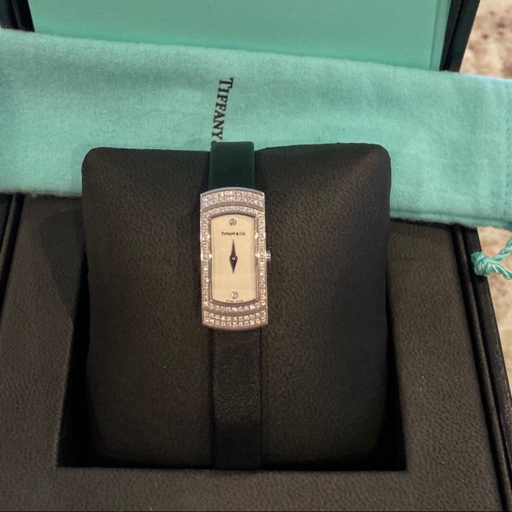 Tiffany and Co 18k and Diamond watch